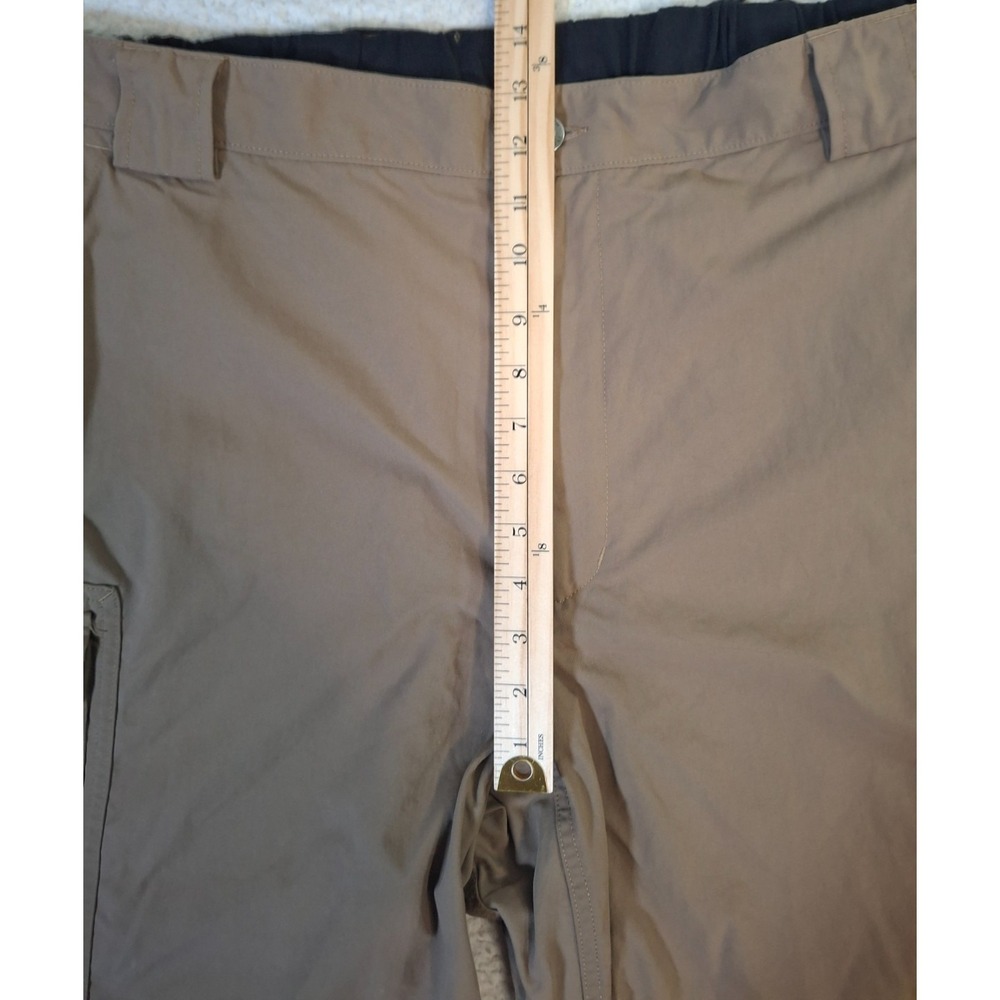 Duluth Trading Dry on the Fly Cargo Shorts Men's 3XL Brown Nylon 9" Inseam - Picture 6 of 9